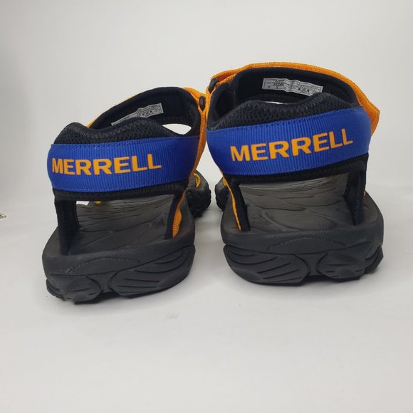 Merrell Vibram Outsole Black/Blue/Orange Strap Hik